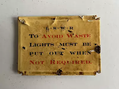 Antique LSWR Railway Sign • £89.99