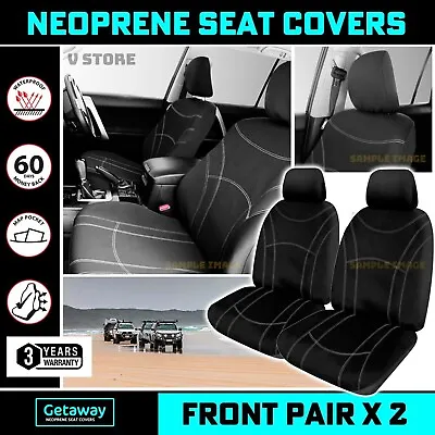 Getaway FRONT Neoprene Seat Covers For Mazda CX-3 DK MAXX SPORT AKARI LE 8/18-On • $156.75