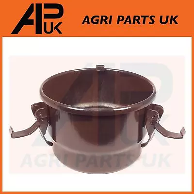 Oil Bath Air Filter Bowl Bottom + Clips For Massey Ferguson FE35 135 240 Tractor • £13.98