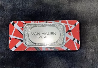 Van Halen 5150 / American Flag 1 Ounce Fine Silver Bar Very Rare ! One Of A Kind • $37