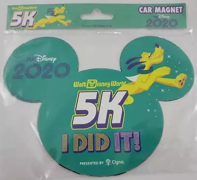 Run Disney 5K I Did It! Pluto 2020 Car Magnet • $9.95