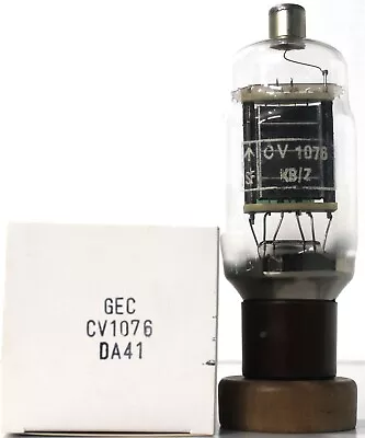 Cv1076 Tube GEC Marconi Osram Valve Black Plate Power Triode Black Plate Amp • $400