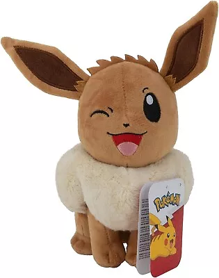 Pokémon PKW3079 Official & Premium Quality 8-inch Eevee Adorable Ultra-Soft • £15.39