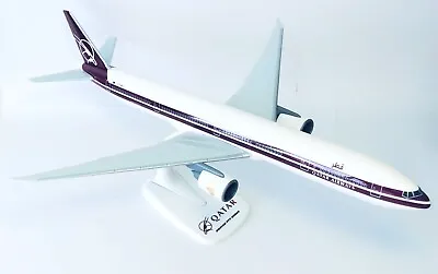 Qatar Airways Boeing 777-300ER A7-BAC Retro Livery PPC Model 1:200 Scale • £29.95