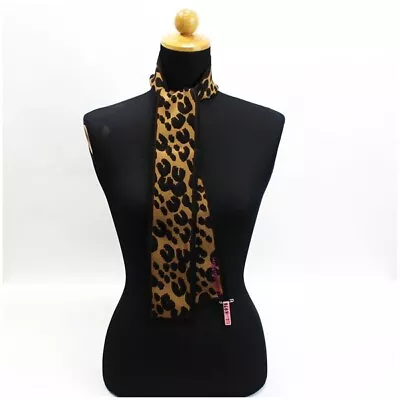 Louis Vuitton Bando Scarf Brown Leopard Pattern M72394 • £222.58
