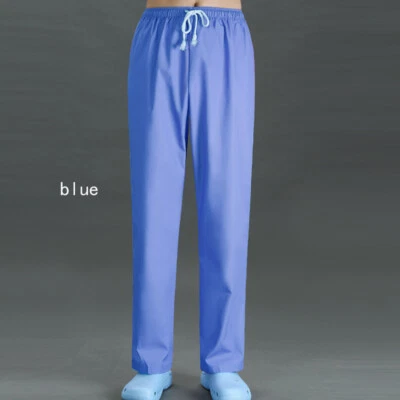 £8.99 • Buy Scrub TROUSERS Medical Uniform  Nurse Hospital Work Wear HOSPITAL BLUE