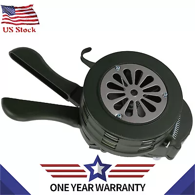 Green Air Raid Siren Hand Manual Operated Metal Alarm Handheld Crank Siren Horn  • $50.99