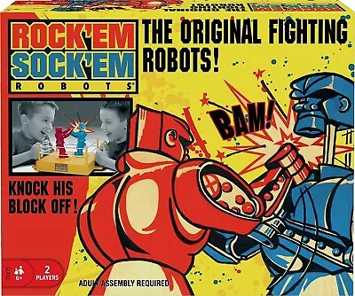 Rockem Sockem Robots Rock Marx Sock Classic Boxing Match Frustration Free Pack • $46.99