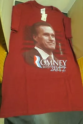 Gildan Red Small T-Shirt Mitt Romney President 2012 Collectible Shirt  • $8