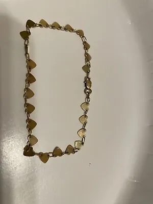 Vintage Brass Child Heart Bracelet • $8