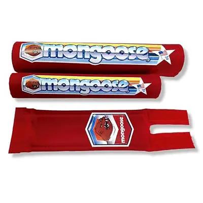 Mongoose Nylon Pad Set - RED 1982-1983 - Old School Bmx • $85.24