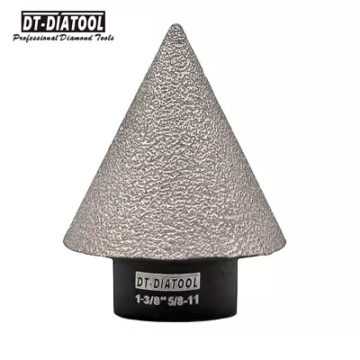 1-3/8  Dry Diamond Cone Milling Bit 35mm Hole Saw For Granite Tile 5/8-11 Thread • $17.80