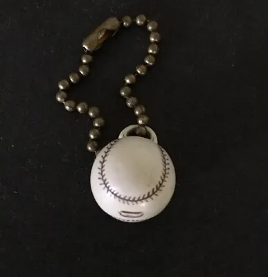 Vintage Keychain MINI BASEBALL Key Ring Fob Gumball Machine Prize ⚾️ • $15.98