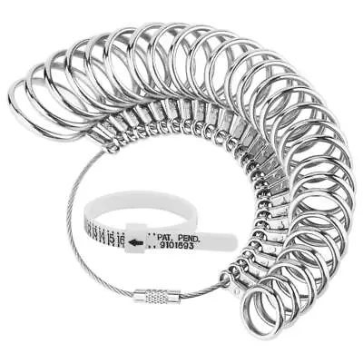 Ring Sizer Measuring Tool Ring Size 0-13 With Half Size Finger Ring Sizing • $13.95