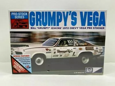 MPC Bill Grumpy Jenkins' 1972 Chevy Vega Pro Stocker 1:25 Model Kit (MPC877) Nib • $27