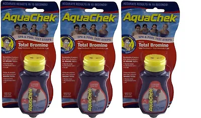 Aquachek Red Pool Spa Bromine 50 Test Strips *3 Pack* • $31.50
