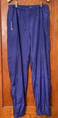 Vintage 90s Sergio Tacchini Pants Mens Sz 32 Tracksuit Wind Pants Pull On Blue • $16