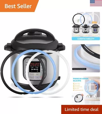 Instant Pot Sealing Ring Replacement - 6 Quart Food-Grade Silicone Leak Proof • $25.99