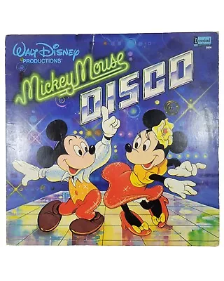 Vintage 1979 Walt Disney MICKEY MOUSE DISCO Children's Music Preowned • $13.99