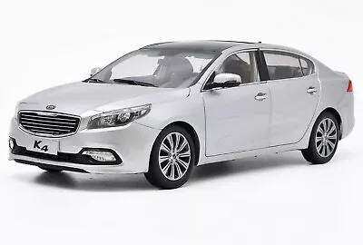 $68 • Buy 1/18 Scale KIA K4 2014 Silver Diecast Car Model Toy Collection Gift NIB