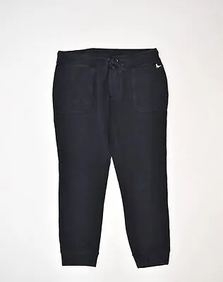 JACK WILLS Mens Tracksuit Trousers Large Black Cotton NS15 • £9.04