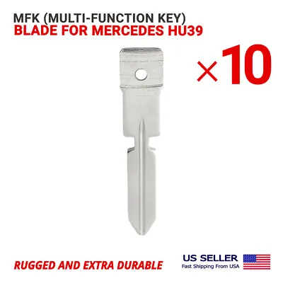 10X MFK (Multi-Function Key) Refill Key Blank Blade For Mercedes HU39 • $12.45