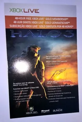 Halo 3 Official Xbox Live Gold Membership 48 Hour Free Used • £2.99