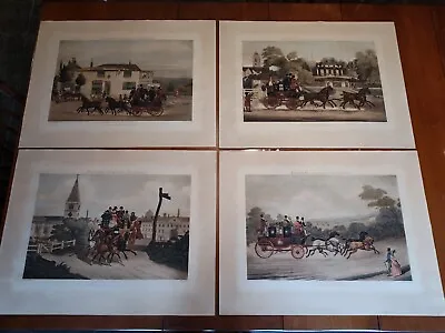 James Pollard's Coaching Incidents Engraving Print Set Of 4 Limited Edition  • £72.33