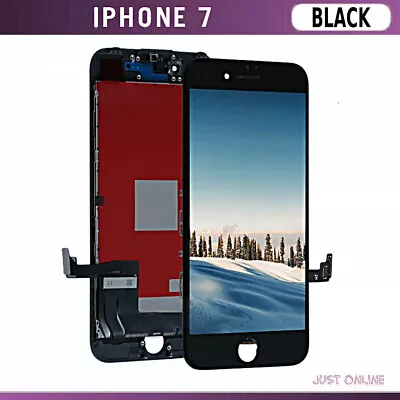 For IPhone 7 Black A1778 A1660 A1780 Replacement LCD Screen 3D Touch Display UK • £10.44