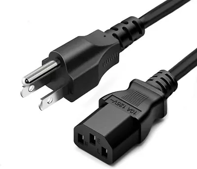 AC Power Cord Cable 3 Prong Plug 5FT Standard Computer PC Monitor Desktop XBOX 3 • $1.25