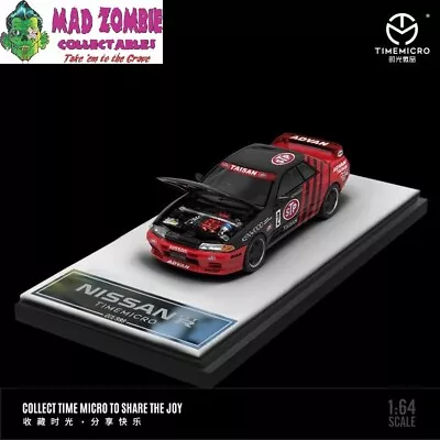 Time Micro 1/64 Scale - Nissan Skyline GTR R32 Advan #2 • $49.99