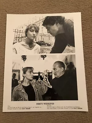 LIA WILLIAMS & IAN RICHARDSON (DIRTY WEEKEND) UNSIGNED PUBLICITY STILL- 10x8” • £1.50