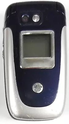 Motorola V360 - Silver And Blue ( T-Mobile ) Very Rare Cellular Flip Phone • $38.24