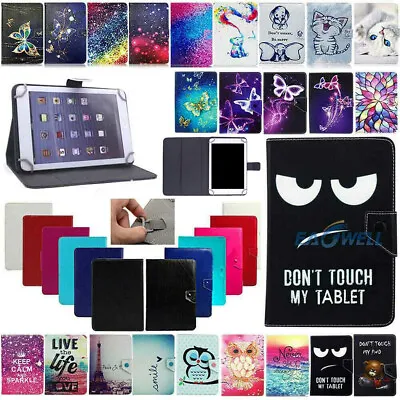 $15.99 • Buy AU For Universal Android Tablet PC 7  8  10  10.1  Adjustable Leather Case Cover