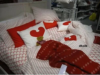 $25.45 • Buy IKEA Snoa Rander Soft Throw Blanket Afghan Red Xmas Gift SNÖA Limited Edition 