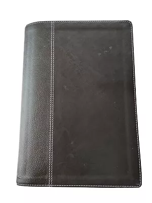 Illustrated Study Holy Bible NLT Leather Like Onyx Gilded Pages • $59.99