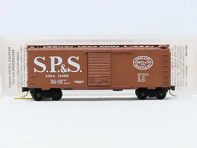 N Micro-Trains MTL #20246 SP&S Spokane Portland & Seattle 40' Box Car #13486 • $24.95