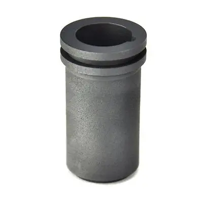 10 Oz Mini Graphite Pro Kiln Crucible W/ Groove For Melting Gold Silver Copper • $17.50