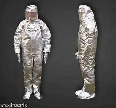 $135 • Buy Thermal Radiation 1000 Degree Heat Resistant Aluminized Suit Fireproof Clothes M