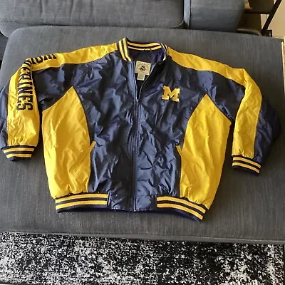 Men’s Michigan Wolverines Jacket XXL 2XL Steve & Barry’s - FLAW! • $29