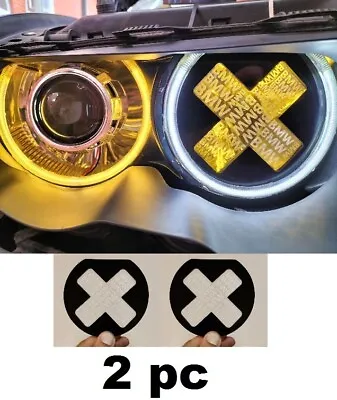 BMW E46 Running Lights Decorative Crosses For Headlights Style 2pc  • $75