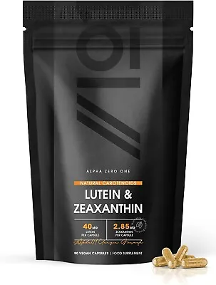 Lutein & Zeaxanthin With BioPerine® – Natural Carotenoids From Marigold Extract • £13.74