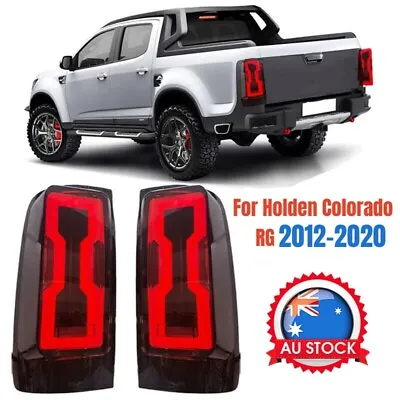 For Holden Colorado RG 2012 - 2020 LED Rear Tail Light Lamp Lights Smoked • $199.99
