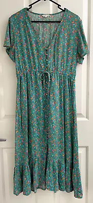 Label Of Love Floral Long Maxi Dress Size 10. Bohemian Flowing Summer • $19.95