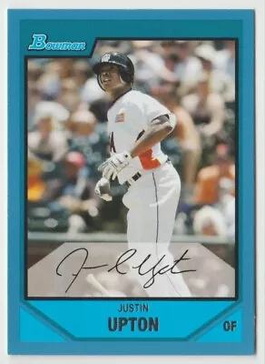 2007 Bowman Draft Picks & Prospects Blue #BDPP110 Justin Upton /399 Diamondbacks • $5.99