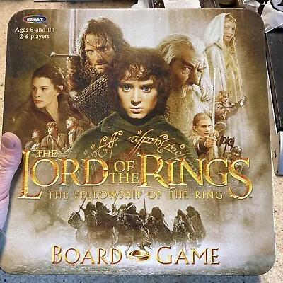 The Lord Of The Rings: The Fellowship Of The Ring Board Game In Tin Rose Art • £9.65