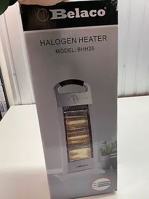 Belaco  Upgraded Halogen Heater 1200w Oscillating 1200W With Free 3pcs Tube • £18.99