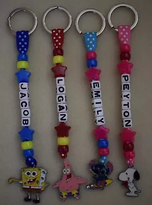 £6.99 • Buy Personalised Keyring Bag Tag Bagtag Sponge Pat Stitch Snoop