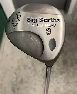 Callaway Big Bertha Steel Head 3 Wood Right Hand Steel Shaft Memphis 10 43  • $42.83