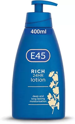 E45 Rich Skin Lotion 400 Ml – E45 Moisturising Lotion With Evening Primrose O • £7.99